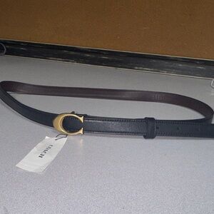 NWT Coach Signature Logo C Buckle Belt